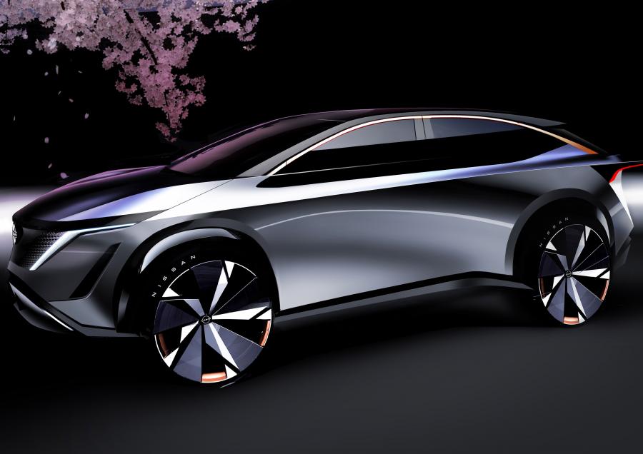 Эскиз Nissan Ariya Concept 2019 года  (фото 43 из 44)